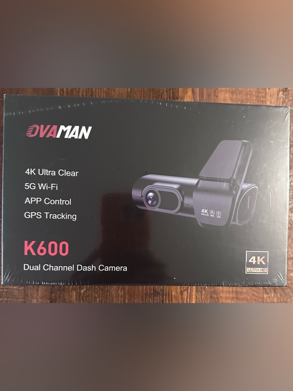 OVAMAN Dash Camera K600 Dual Channel Dash Camera - Black